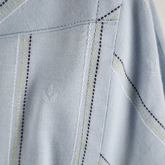 Horny Toad Toad & Co Shirt Mens Large Blue Stripe S/S Button Up - Picture 7 of 7